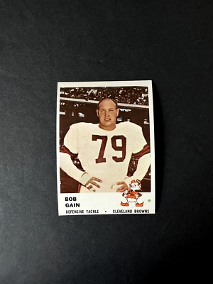 1961 Fleer Bob Gain, #19, Ex Condition - Image 1 of 2