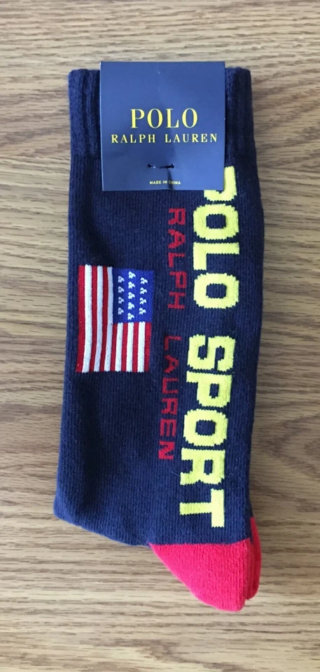 Polo Sport Ralph Lauren Classic Logo Athletic Crew Socks 889212