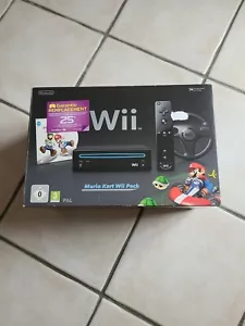 Nintendo Wii Console Mario Kart Pack - Noire / En Boîte / Neuf - Bild 1 von 5