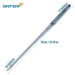 6H3-45501 Drive Shaft For Yamaha Long Outboard 3 Cylinder 2 stroke 60-70HP - Picture 1 of 6