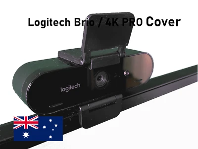 Logitech BRIO / 4K Pro Webcam Privacy Lid Cover Snap Fit IN AUS STOCK - Image 1 of 2
