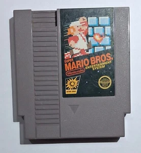 Auténtico cartucho de 5 tornillos de Super Mario Bros. (NES) PROBADO - Imagen 1 de 5