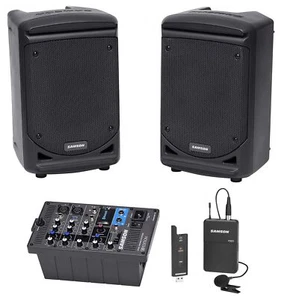 Samson Expedition XP300 300w 6" Portable PA System wBluetooth+Mixer+Lavalier Mic - Picture 1 of 11