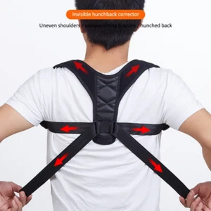 Adjustable Copper Infused Posture Corrector Orthopedic Brace for Men Women - Picture 1 of 12