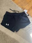 Under Armour girls Fly By Shorts , Color Black , Size Youth Small - NWT