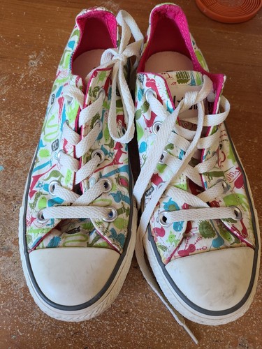 Scarpe basse Converse "Animali astratti" TG. 5 donna