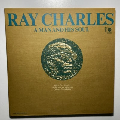 RAY CHARLES “A Man And His Soul” Vinyl 2xLP ABC-590X MONO Collector Edition 1967 - Image 1 of 4