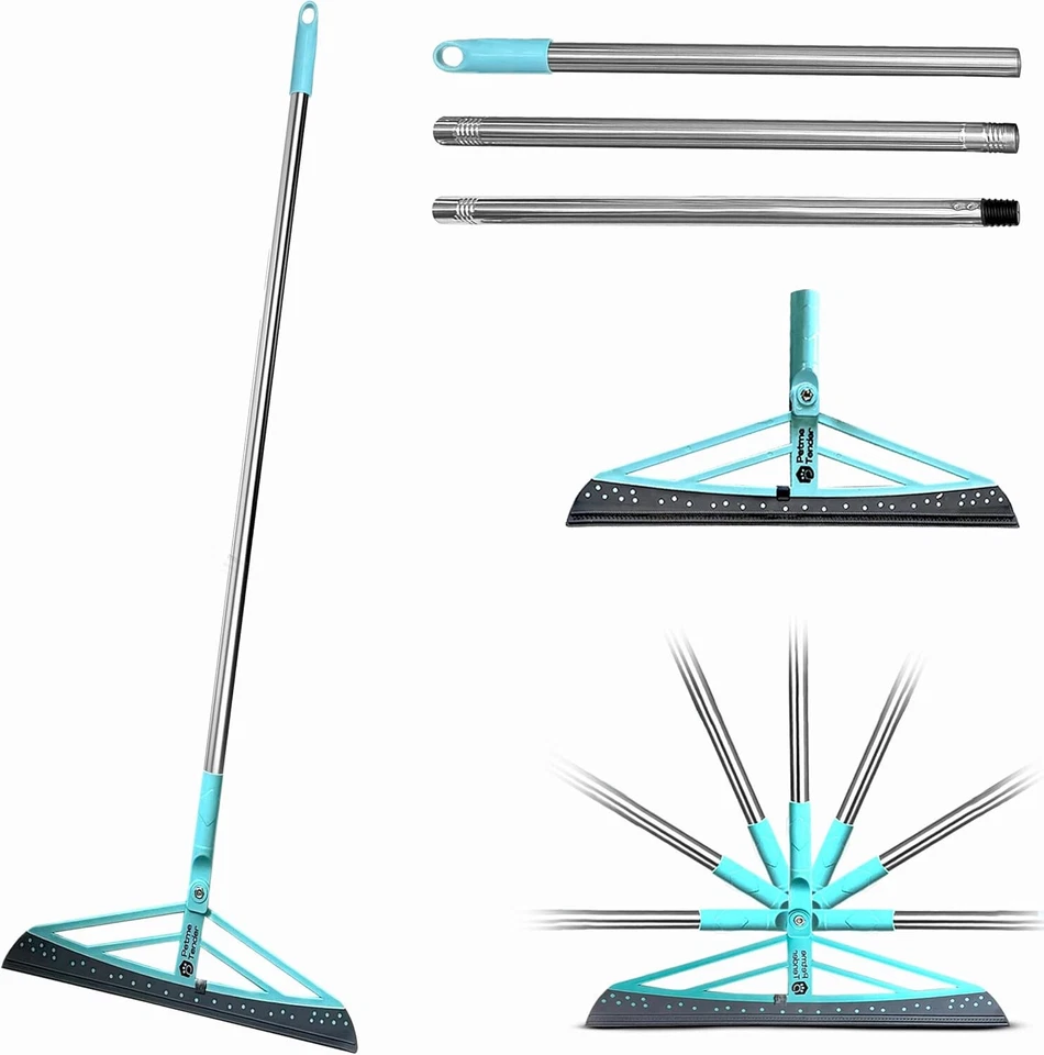 Magic Broom Squeegee Dog Pet Hair Remover, Rotatable, - Silicone  All Surfaces - Image 1 of 4