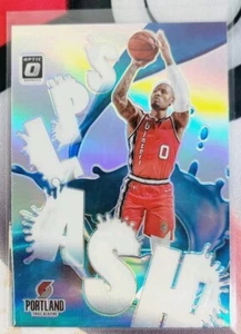 2020-21 Panini Donruss Optic Splash Silver Prizm Damian Lillard #5 Trail Blazers - Picture 1 of 2