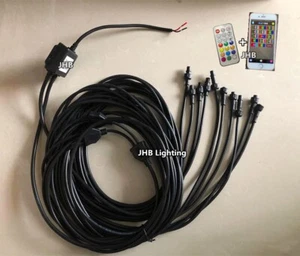 Parts: JHB APP Remote CHASING Wheel Strips Rock Lights's 10Way controller Wiring - Picture 1 of 4