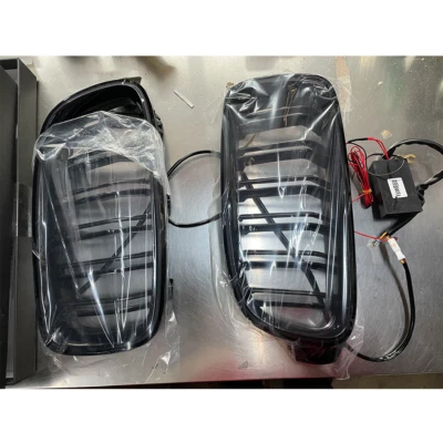 USED For BMW 3 Series F30 Grille Lights 2013-2018 LED Light Front Kidney Grill Foto 1 de 4