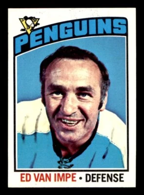 1976 Topps Hockey #157 Ed Van Impe NM/MT *d2 - Image 1 of 2