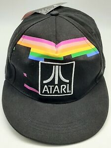 Asteroids Atari Trucker Hat Vintage 80’s Retro Video Game Black Cap CX2649