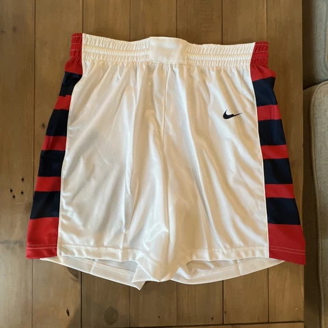 Nike Ole Miss Rebels Elite Dri-FIT Basketball Short Men's Large White Red DN8473 Cover