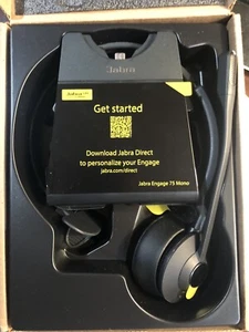 Jabra Engage 75 Single Wireless Ear-Pad Headset With Charger And Microphone - Zdjęcie 1 z 3