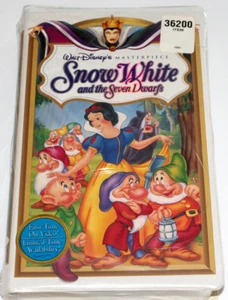 Snow White and the Seven Dwarfs (VHS, 1994, Disney Masterpiece Deluxe) 1524 NEW - Imagen 1 de 6
