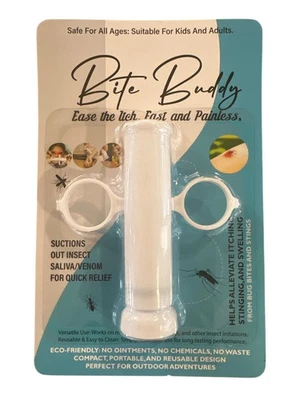 Herramienta de alivio de mordeduras de insectos Bite Buddy ecológica portátil/reutilizable niños y adultos Foto 1 de 4