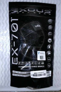 Rodillera Exous Ex-701 Bodygear Rendimiento Estabilizante Neopreno Ajustable H6 - Imagen 1 de 2