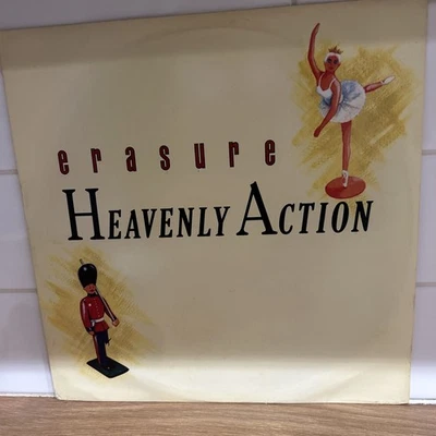 Erasure Heavenly Action 12” Single Vinyl Mute 942 - Image 1 of 4