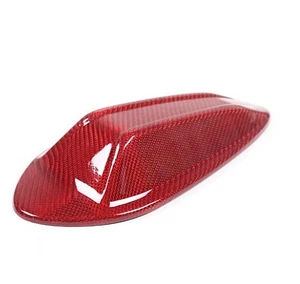 Cubierta de antena de techo de fibra de carbono real rojo brillante para 24-26 G05 X5 G06 X6 G07 X7 - Imagen 1 de 2