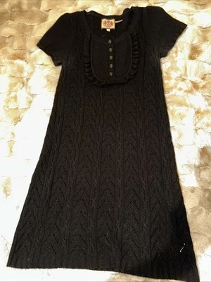 Vestido para mujer Y2K Juicy Couture negro lana cachemir talla M $298 Foto 1 de 4