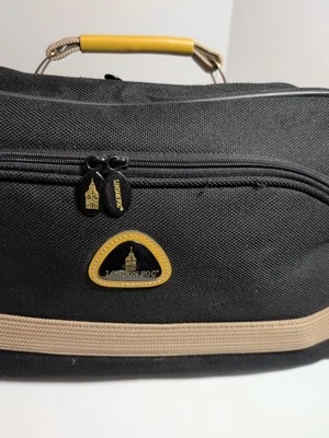 London туман холст вещевой путешествий ручная кладь наплечная сумка черный, отсутствует ремень. - Изображение 1 из 4