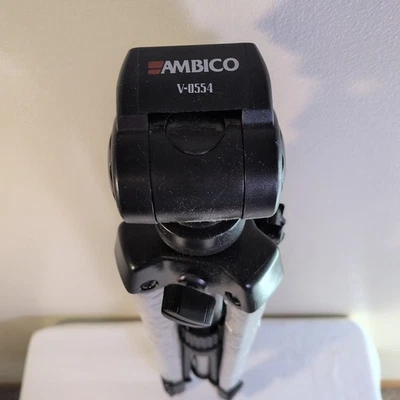 Ambico V-0554 Video Camera Tripod 57 Inch Light Weight Excellent Condition  - Image 1 of 4