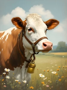 Cow Farm Rustic Cattle Cowboy High Quality Canvas/Photo Paper PA89 - Picture 1 of 6