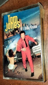 If I Only Knew, Tom Jones 5 Track Remix Cassette Single 1994 Interscope New Seal - Picture 1 of 4