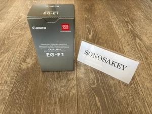 Empuñadura de extensión Canon EG-E1 negra para EOS R8/EOS RP nueva de Japón - Imagen 1 de 5