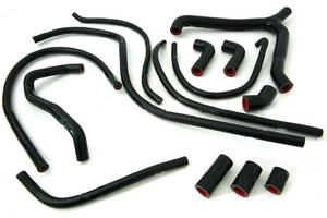 For HONDA VTR 1000 SP1 SP2 2000-2006 Black Silicone Radiator Coolant Hose 14 PCS - Picture 1 of 3
