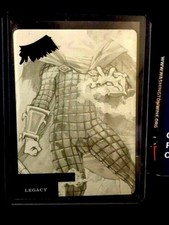 2017 Fleer Ultra Spider-Man Printing Plate #L9 LEGACY MYSTERIO Black😍😍😍 1/1