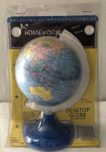 Desktop Globe W/Sharpener Height 5 1/2 Inches - Picture 1 of 3