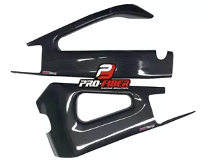 07-08 CARBON SWINGARM SWING ARM COVERS PROTECTORS YAMAHA YZF R1 2007-2008 - Picture 1 of 4