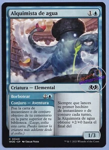 Aquatic Alchemist Spanish Mtg MISPRINT. Missing last word of the text - Imagen 1 de 4