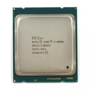 Intel Core CPU i7-4960x SR1AS 3.6GHz 6Core 15MB 130W 12Thread LGA2011 Processor- - Picture 1 of 1