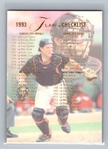 1993 Flair Baseball Card Checklist 212-300 #300 - Picture 1 of 2