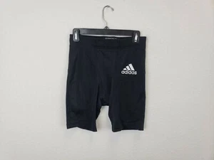 Adidas Boys Athletic Padded Shorts Size L Black TR6 - Picture 1 of 3