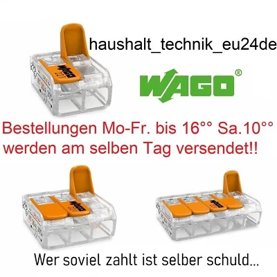 WAGO® SERIE 221-412, 413, 415, 612, 613, 615, 2411, 2401 👍Das Original Wago 221 - 412, 413, 415, 612, 613, 615, 2411 und 2273 - 2401 👍