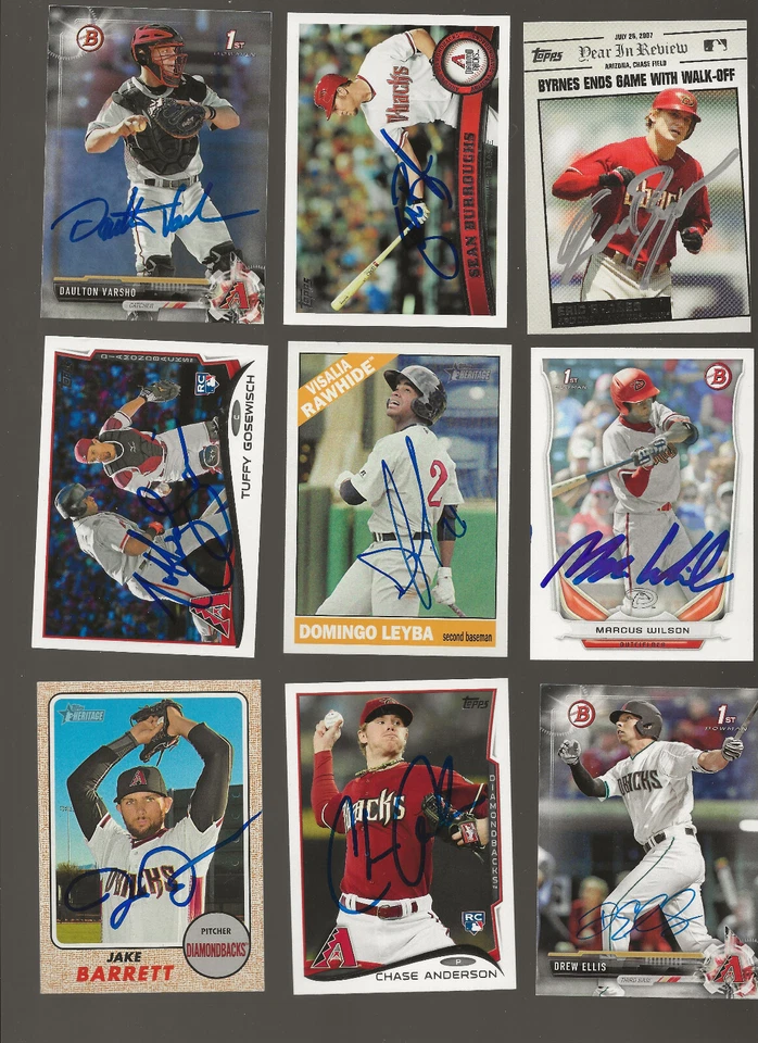 Autógrafo de Eric Byrnes Diamondbacks 2008 Topps año en revisión Foto 1 de 1