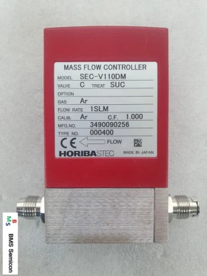 HORIBA STEC SEC-V110DM   Ar 1SLM   Valve C   MASS FLOW CONTROLLER - Image 1 of 4