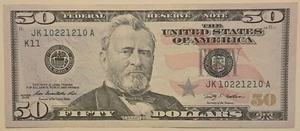 $50 True Trinary, Bookend Note Fancy Serial Number - Fantastic condition - Picture 1 of 4