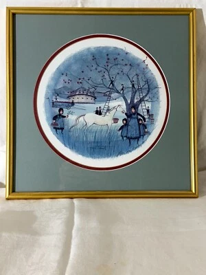 1995 P. Buckley Moss Society Print «Радостный урожай» No2068 с подписью - Изображение 1 из 4