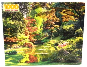 Golden Puzzle 1000 Pieces 'Floral Garden' 4777 Vintage Puzzle FACTORY SEALED BOX - Picture 1 of 4