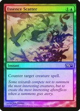 Essence Scatter FOIL Magic 2010 / M10 HEAVILY PLD Blue Common MTG CARD ABUGames