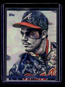 2022 Topps x Lauren Taylor Card of Greg Maddux #7 - FOIL PARALLEL - LAVA