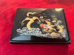 1930s Chinese Lacquerware Cigarette Case - Picture 1 of 4