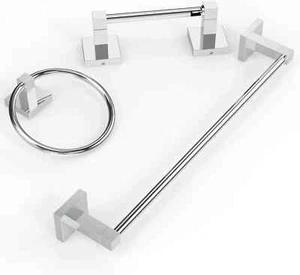 Juego de herrajes de baño RUACQ 3 piezas soporte de papel higiénico de acero inoxidable SUS 304 - Imagen 1 de 6