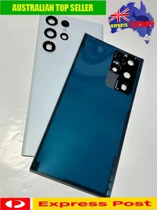 New Back Rear Cover Housing For SAMSUNG GALAXY S22 Ultra with Camera Lens, WHITE - Picture 1 of 15