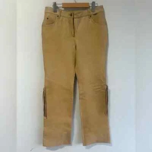 Harley Davidson, size 36/8 , genuine leather pants with tassels, buttery soft - Picture 1 of 8